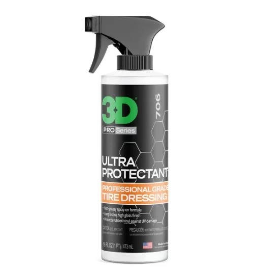 3D Ultra Protectant Lastik ve Vinil Parlatıcı 475ml