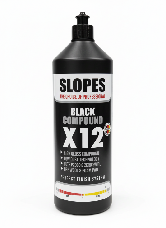 SLOPES X12 SİYAH TEK ADIM PASTA 1LT