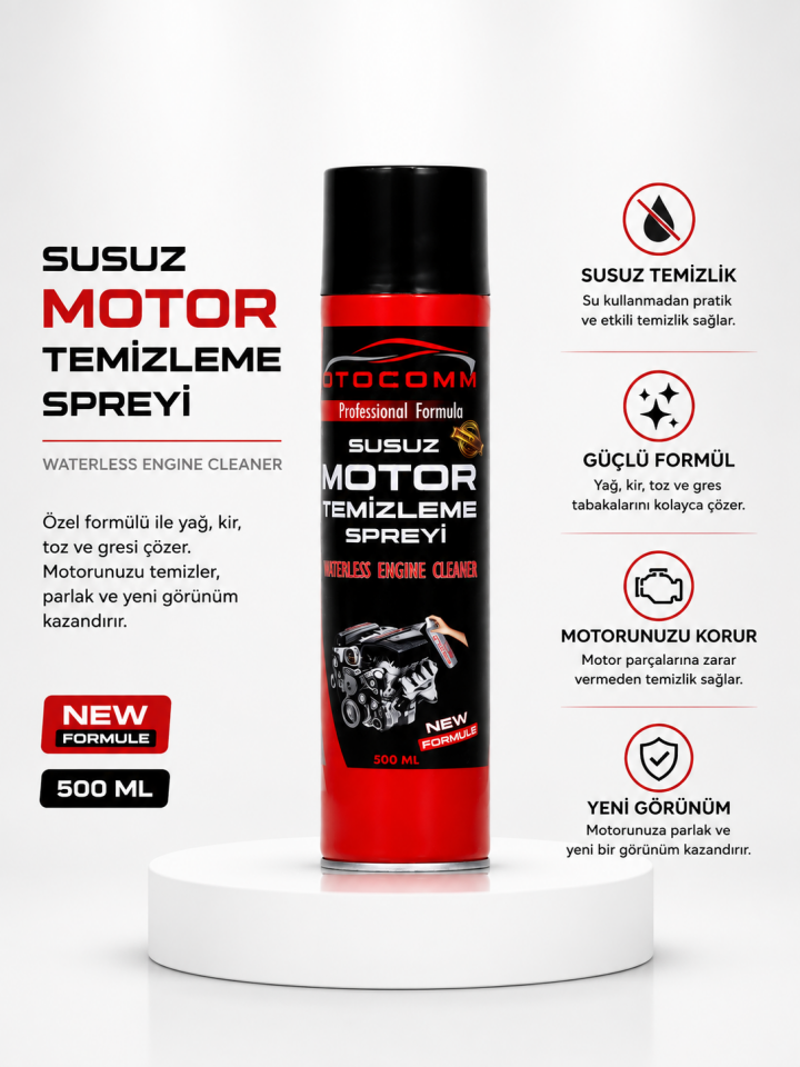 Otocomm Susuz Motor Temizleme 500 ML